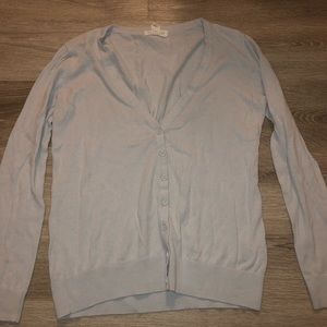 Forever 21 Baby Blue Buttoned Light Sweater